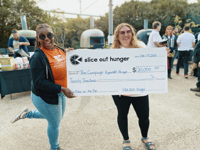 Slice Out Hunger Raises ,000 for The Campaign Against Hunger