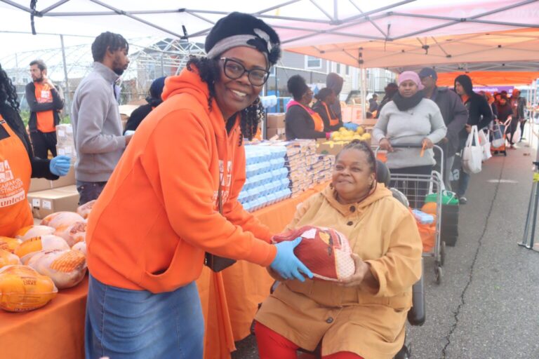 The Wave: TCAH Thanksgiving Giveaway Provides Meals For 700 Rockaway Families